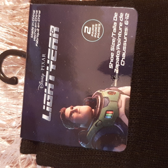 Disney Underwear & Socks Disneys Buzz Lightyear 2 Pair Sock Set